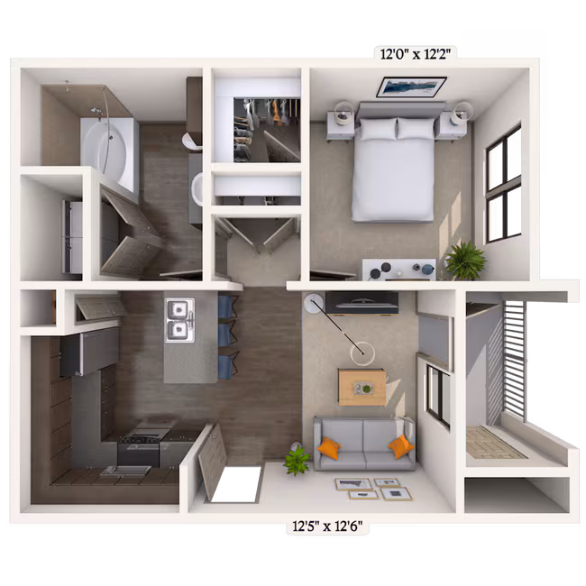 Unit 01305 01106 floor plan